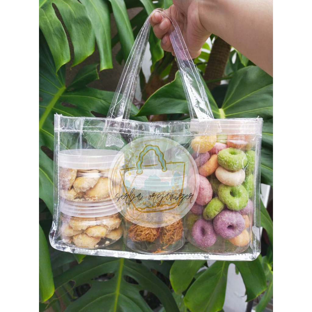 

30X10 Tas Goodie bag toples 3 TOPLES TAS POLOS TRANSPARANT 20X10 /Tas Plastik Brownis /Tas kue DONUT