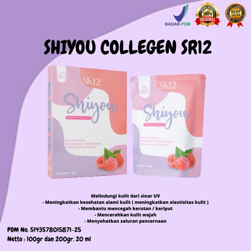 QEILA - SR12 Shiyou Herbal Collagen Drink | Minuman Pemutih Badan By SR12