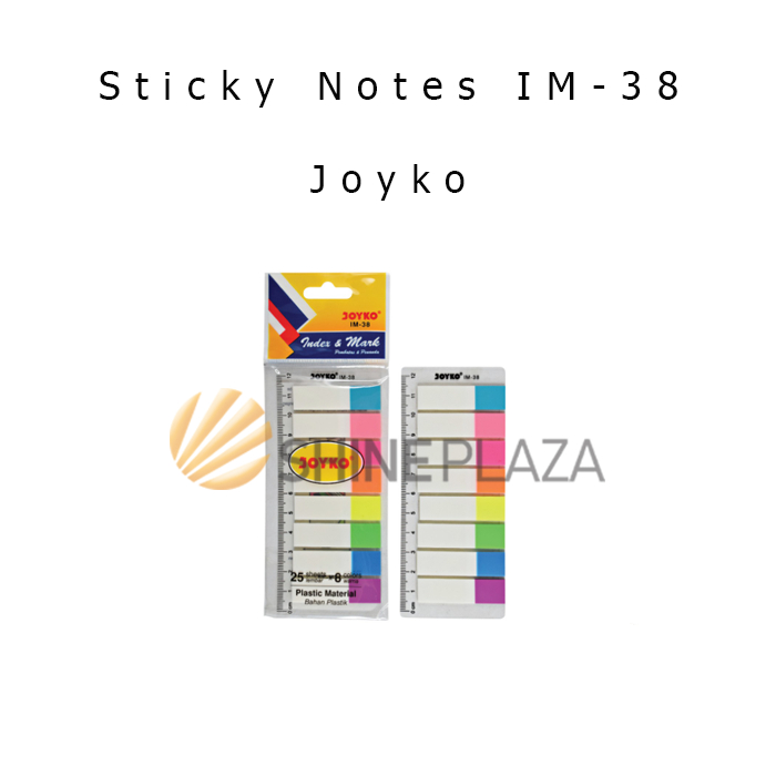

Memo Sticky Notes Joyko IM-38 - Index Mark Penanda Pembatas Joyko