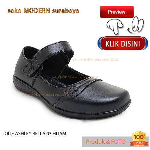 Sepatu pantofel wanita sekolah kerja slip on JOLIE ASHLEY BELLA 03