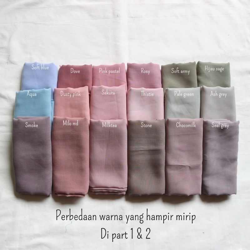 Hijab BELLA SQUARE Premium [PART 1] Grade A+