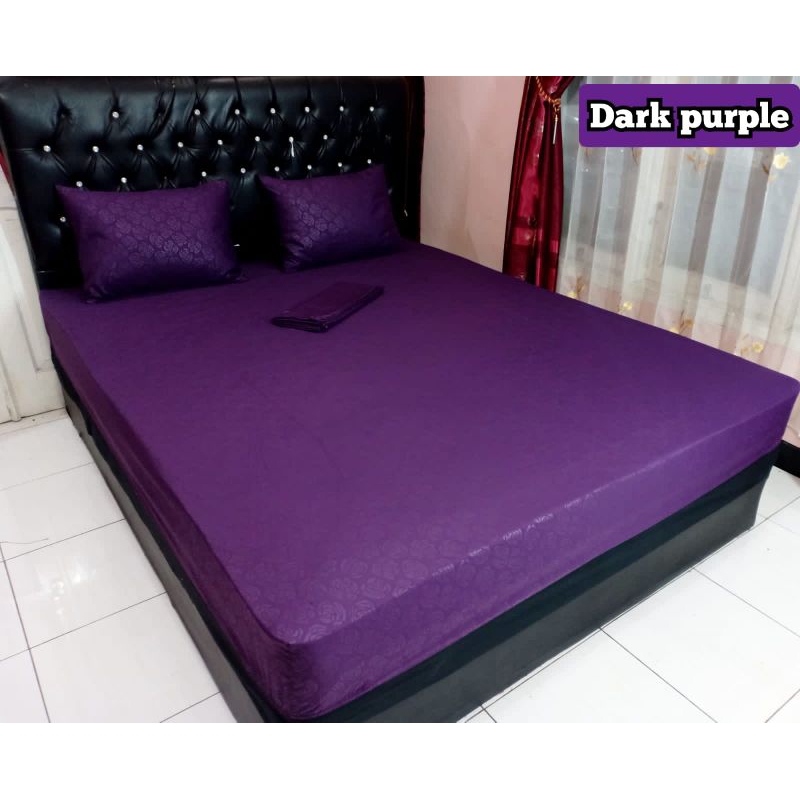 D SPREI POLOS EMBOS UKUR 180X200X20 HOMEMADE MURAH