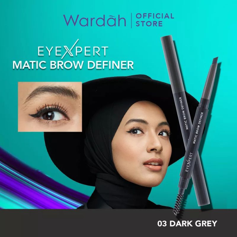 Wardah Eyexpert Matic Brow Definer 0.25g | Pensil Alis