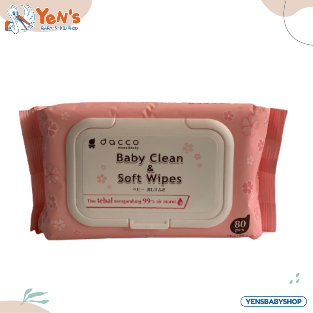 Dacco Baby Clean &amp; Soft Wipes - Tissue Basah Bayi