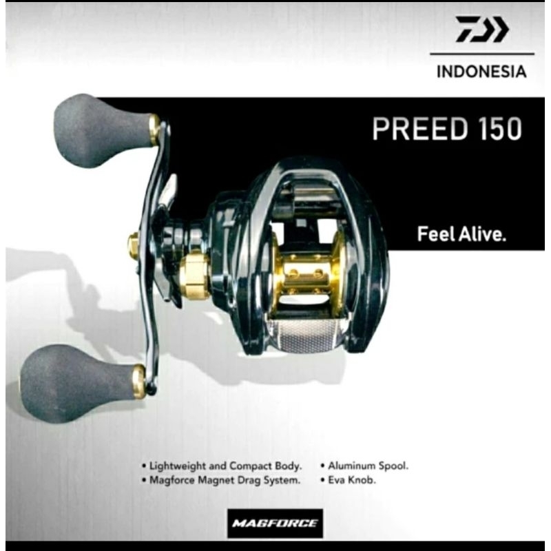 RELL BC DAIWA PREED 150L-LEFT HANDEL....0RIGINAL