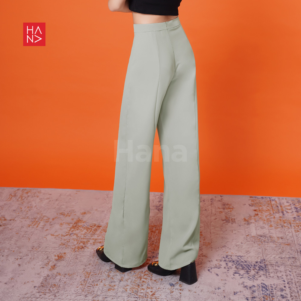 Hana Fashion - Levin Loose Pants Celana Panjang Kulot Flowy Wanita - LP200