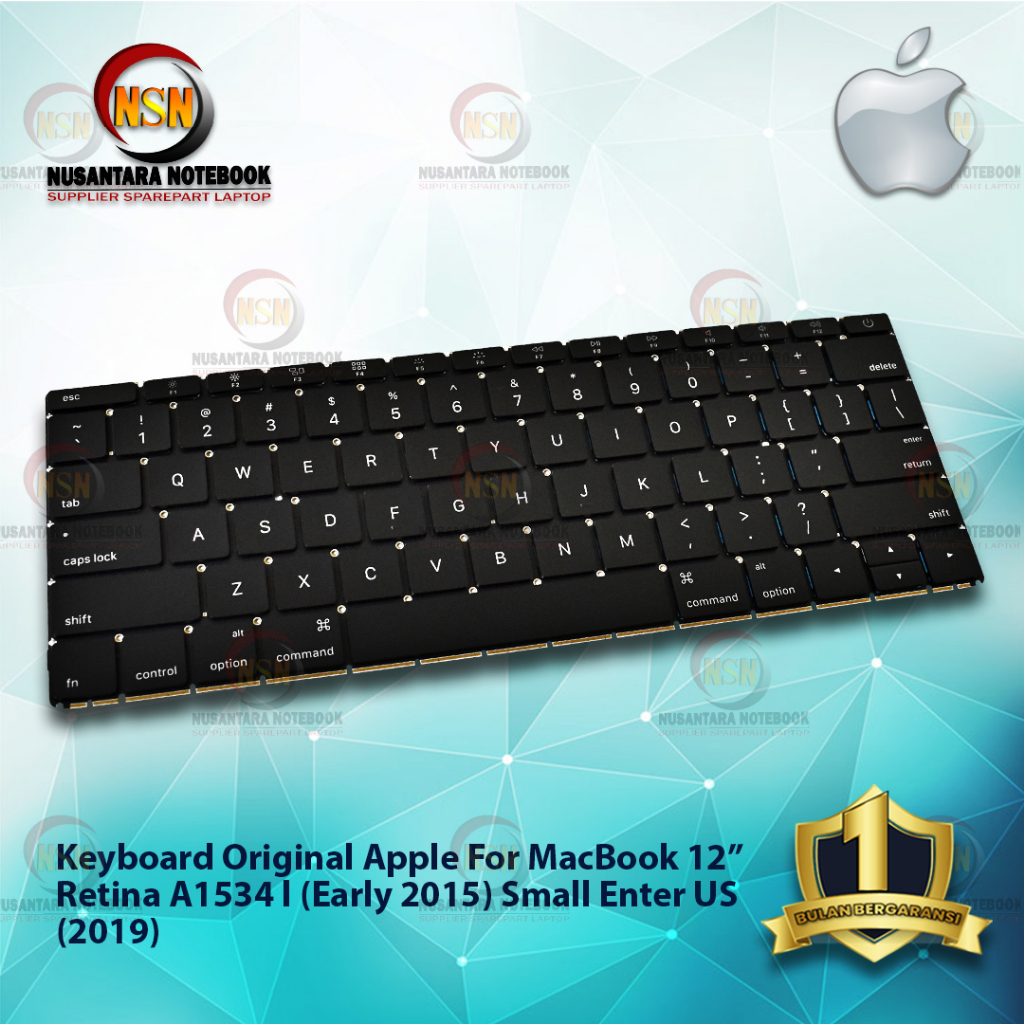 Keyboard Mac 12&quot; Retina A1534 l (Early 2015) small Enter US FRAME Palmrest