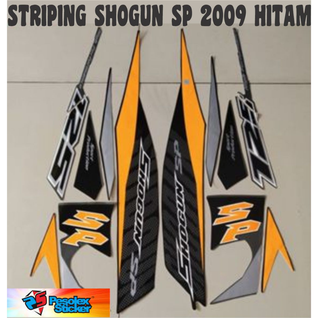 Striping Sticker Lis Body Motor Shogun SP 125 2009