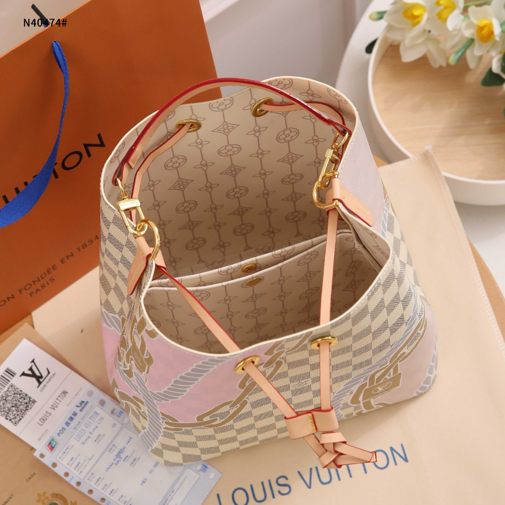 N40474 Neonoe Bucket Bag Azur