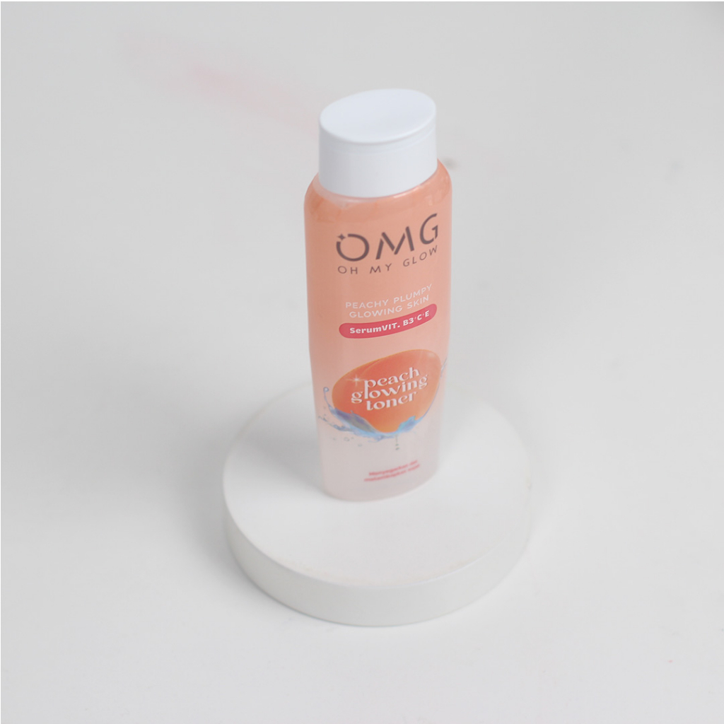 ✿ELYSABETHME✿ OMG Toner glowing face tonic pelembab pembersih kulit wajah pemutih bahan alami