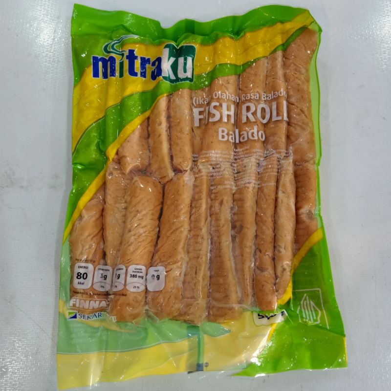 

Mitraku Fish Roll Balado 500 g