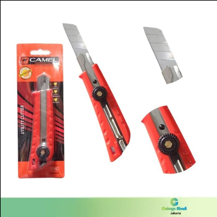 

pisau cutter kater camel dan kapusi besar