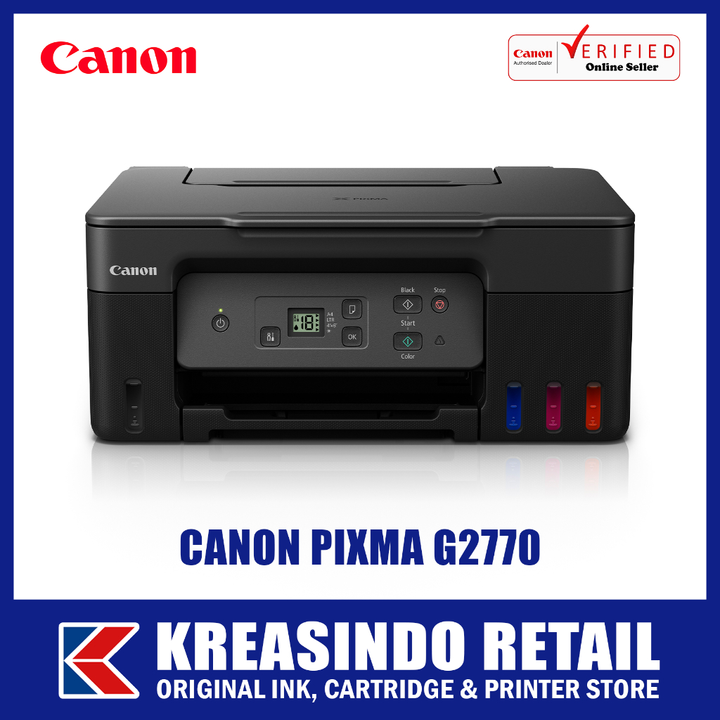 Canon Pixma G2770 G 2770 All-in-One Ink Tank Printer (Print Scan Copy)