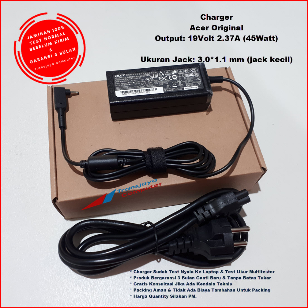 Adaptor Charger Casan Laptop Acer Aspire 5 A514-52 A514-53 A514-53G A514-54 A514-54K