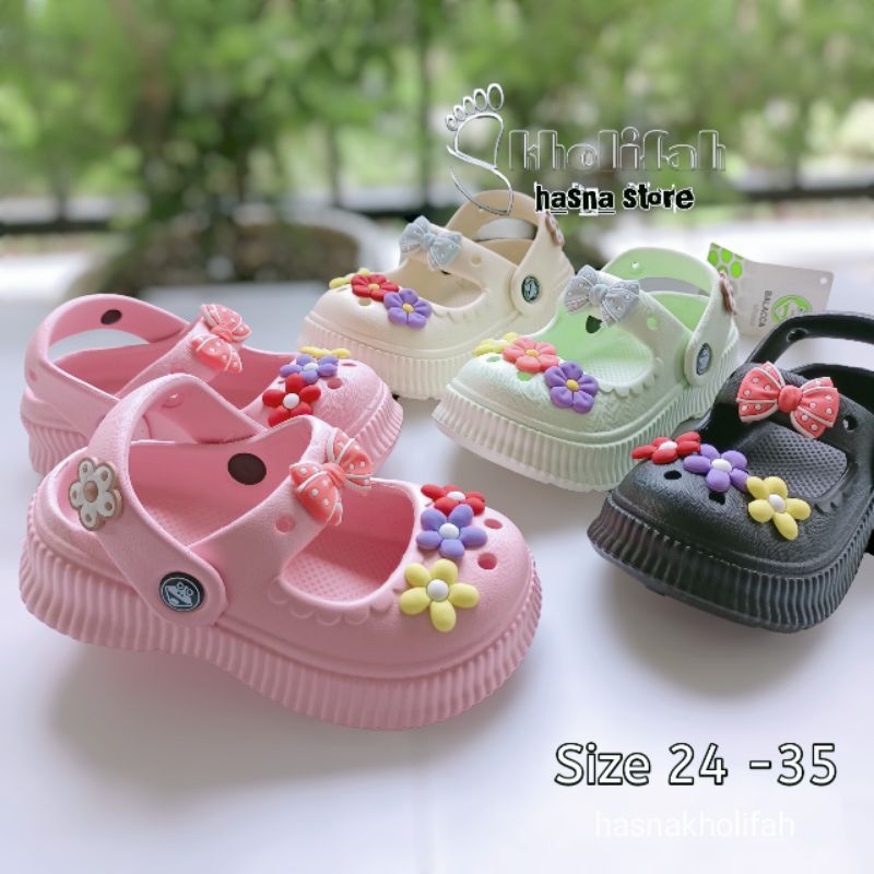 Sepatu model balet bunga Anak perempuan Tk-SD balacca 081k/t series