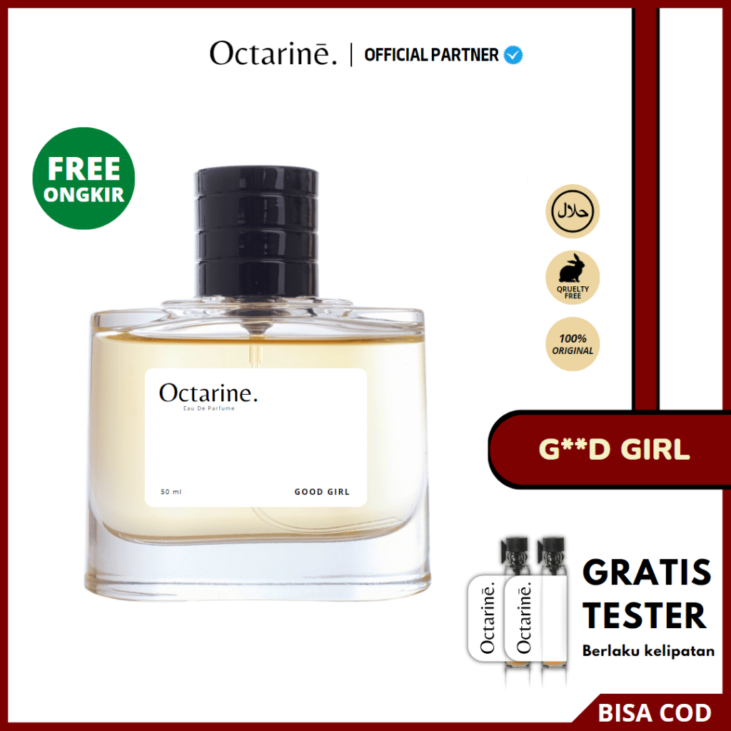 Octarine - Parfum Wanita Tahan Lama Aroma Lembut Elegant Sexy Inspired By GD GIRL | Parfume Farfum Perfume Minyak Wangi Cewek Cowok Murah Original