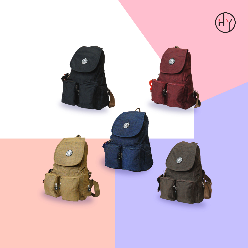 Tas Ransel KIPPLING Pria Dan Wanita Bahan Impor Buat Sekolah Kuliah - HYBRAND LP21