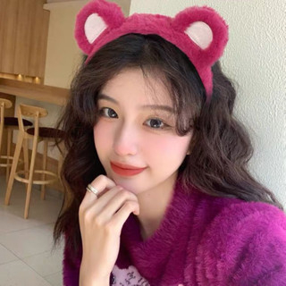 TJM BD399 Bando Karakter Telinga Bear Bulu Bando Bandana Telinga Beruang Lucu Gaya Korea