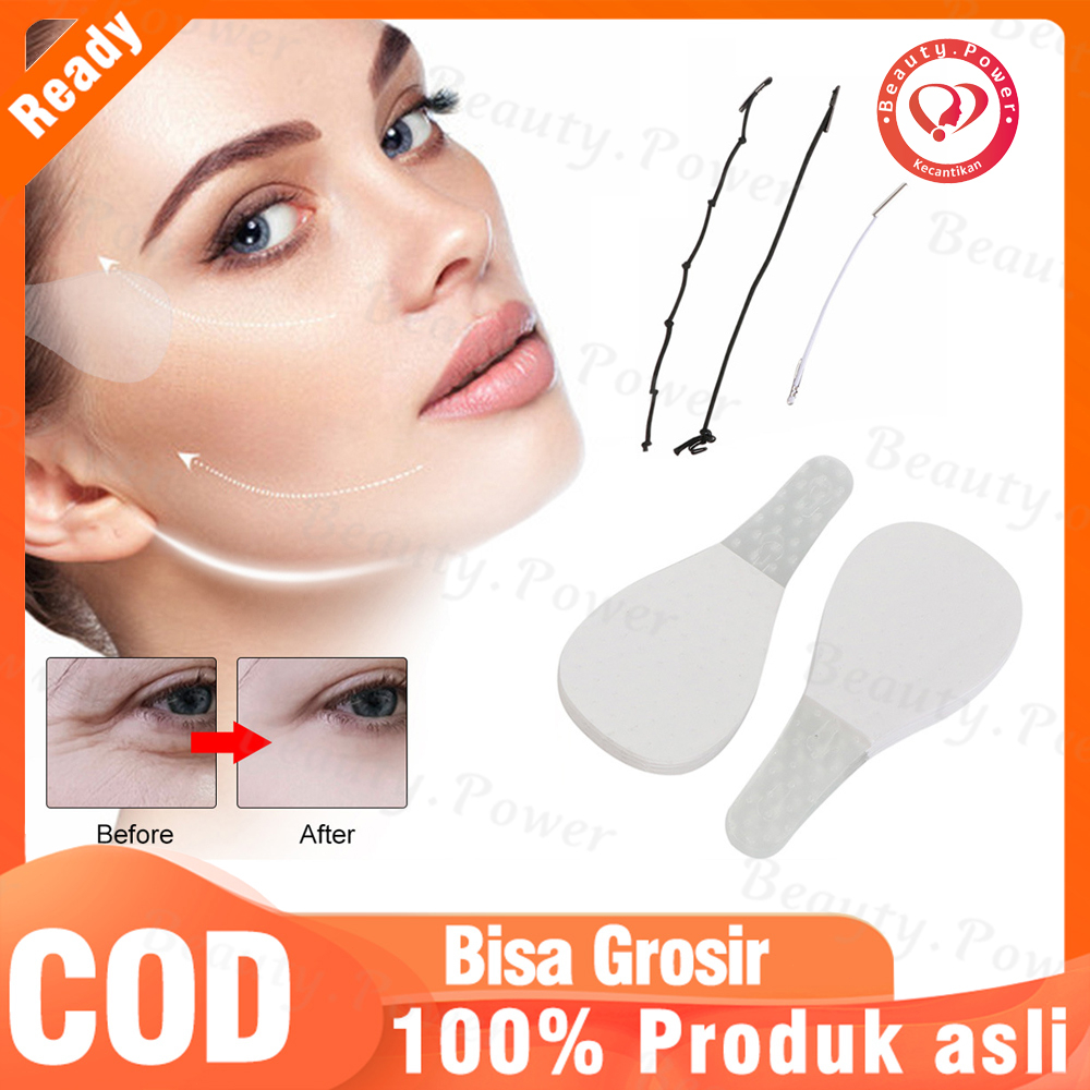 40Pcs Stiker Wajah Instan Invisible Leher Mata Double Pengangkat Dagu V Shape Tapes