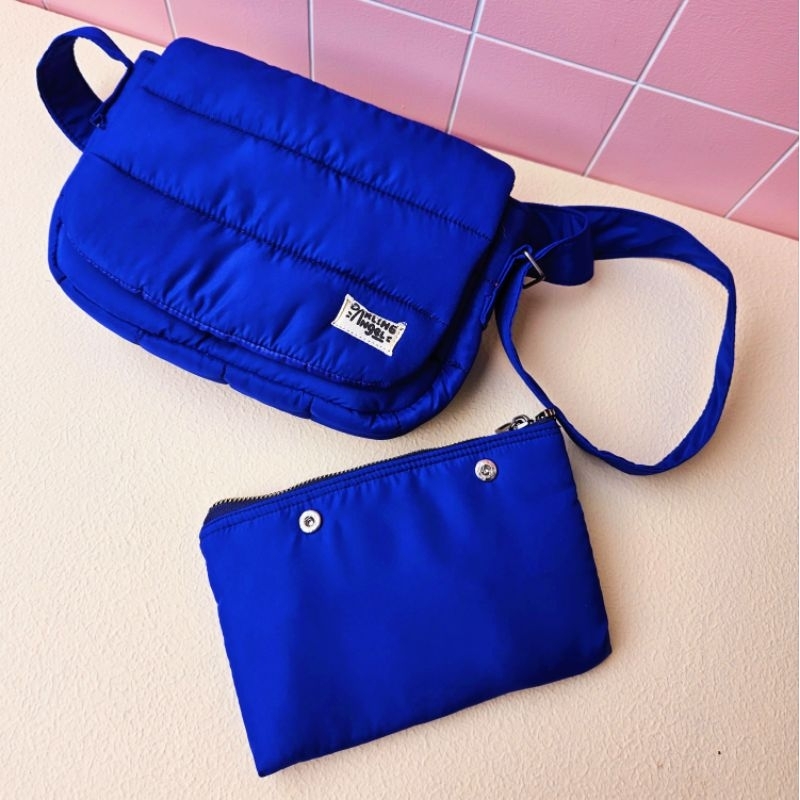 Gummy Poffy Sling Bag Tas slempang BTV puffy Wanita