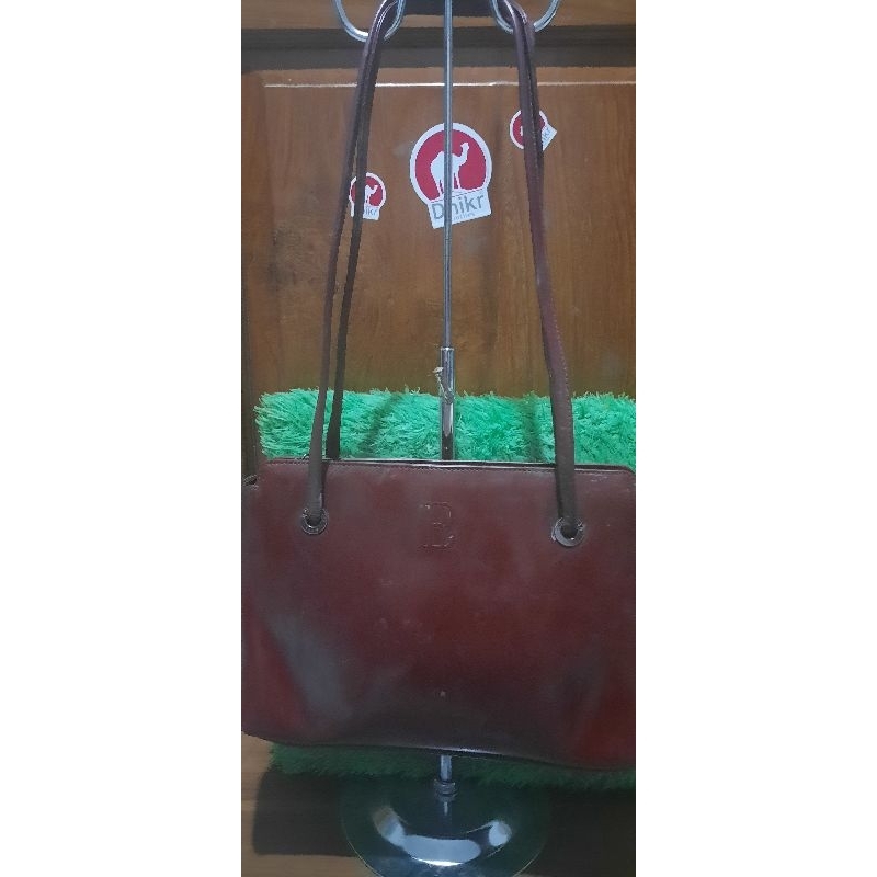 tote bag kulit asli brand balmain (monza bag)