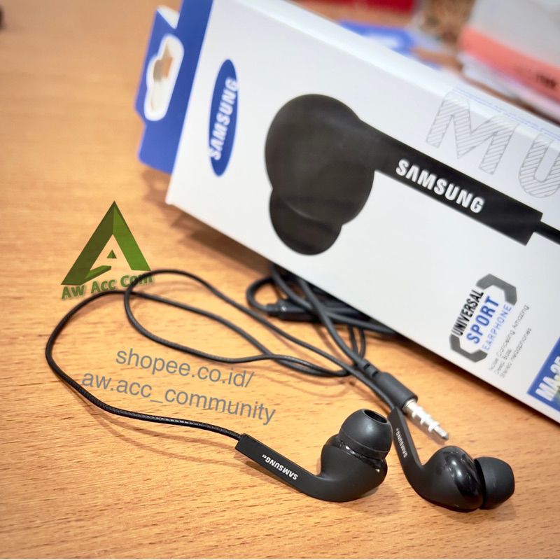 Handsfree Samsung Rarbuds Black Edition Extra Bass Earphone Full Black Samsung A02 A03 A04 A11 A12 A13 A14 A50 A22 A31 A32 A51