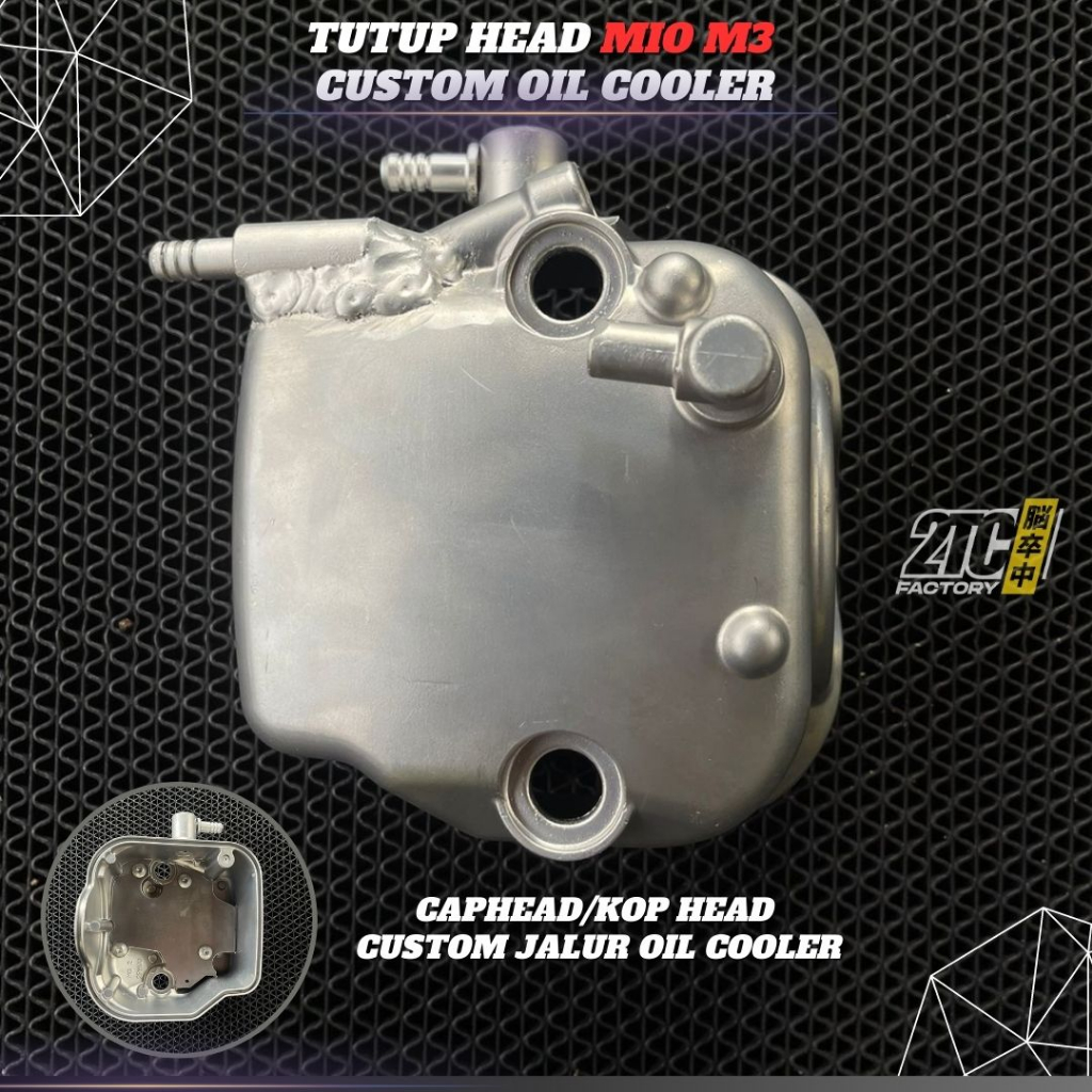 TUTUP HEAD MIO M3/VARIO 150 TUTUP HEAD VARIO 125 / 150 TUTUP HEAD CUSTOM TUTUP HEAD JALUR OLI SUDAH DI CUSTOM JALUR OIL COOLER