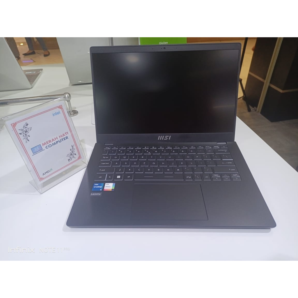 Laptop Slim MSI Modern 14 C11M Intel i3 1115G4 RAM 8GB SSD 512GB FHD IPS WIN 11 Original Terlaris