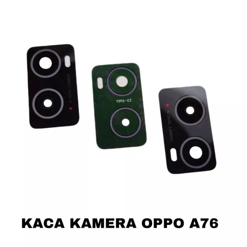 KACA LENSA KAMERA BELAKANG OPPO A76 ORIGINAL