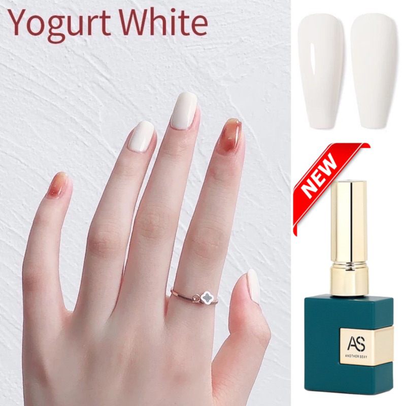 AS Yogurt White Nail Polish Gel Uv 15ml