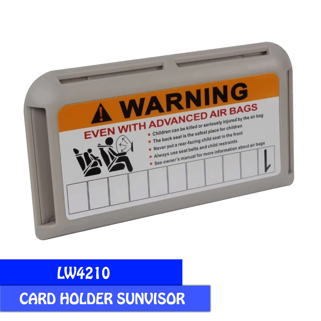 Tempat Kartu Visor Card Holder Sunvisor Mobil Organizer Karcis LW4210