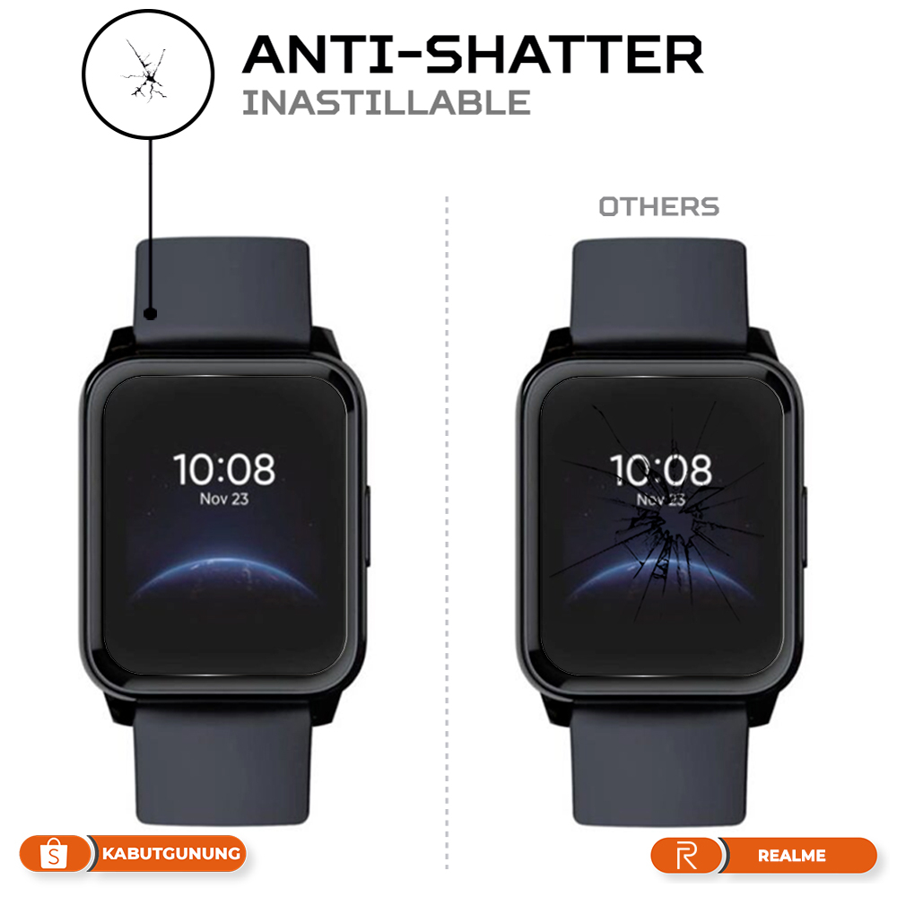 Anti Gores For Realme Watch 2 TPU Full Screen Protector