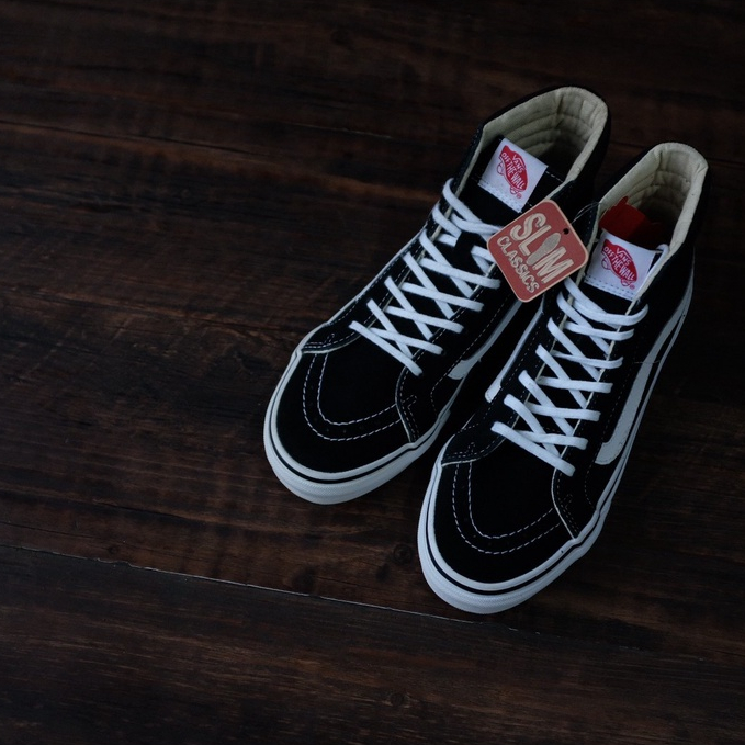 Vans Sk8-Hi Slim Black White Original