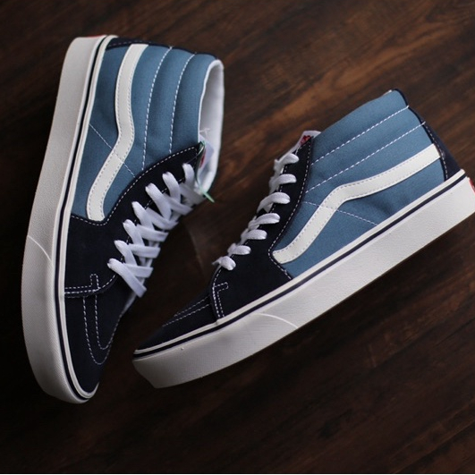 Vans Sk8-Mid Comfycush Navy True White Original