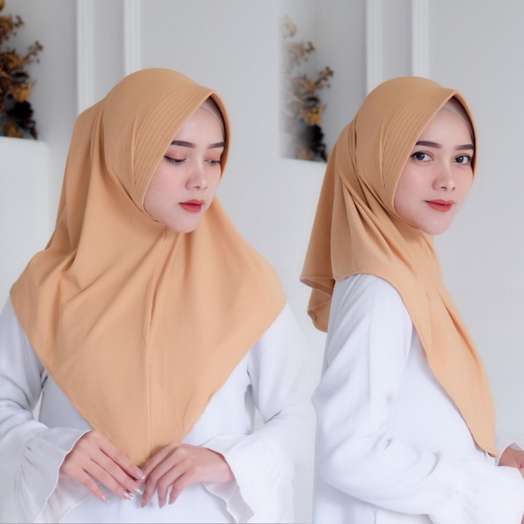 (100rb dapat 10pcs) Bergo Hamidah / Bergo Sport Jumbo size M