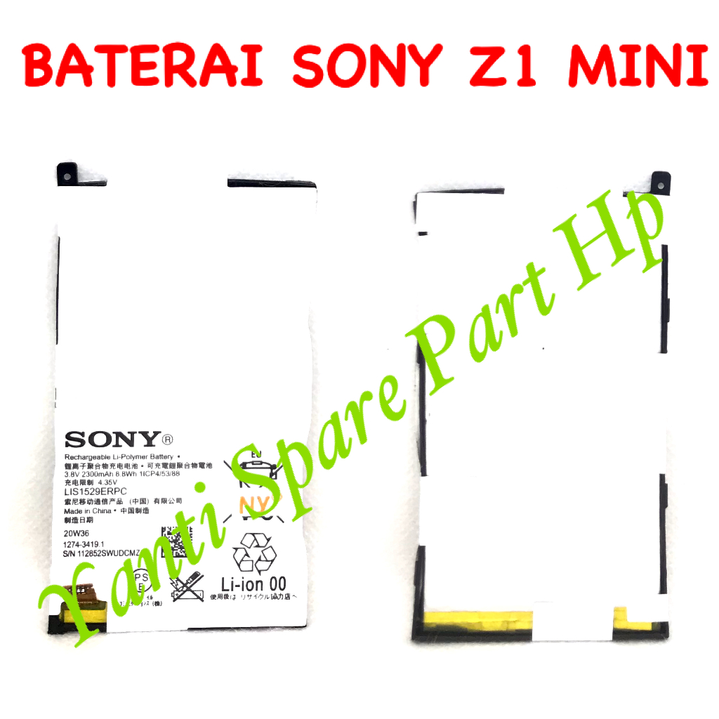 Baterai Sony Z1 Compact Z1 Mini D5503 Original New