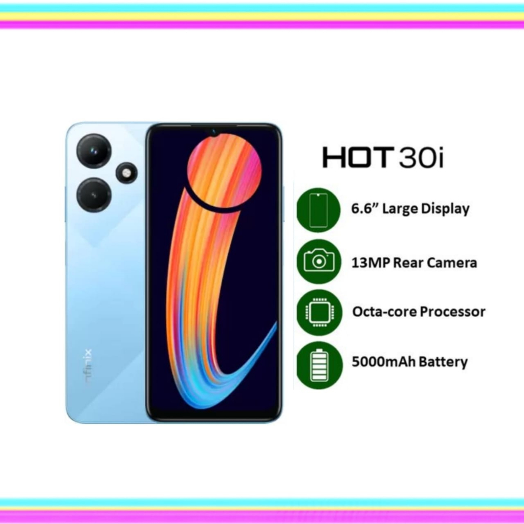 INFINIX HOT 30 NFC 8/256 &amp; INFINIX HOT 30I 8/128 NEW GARANSI RESMI