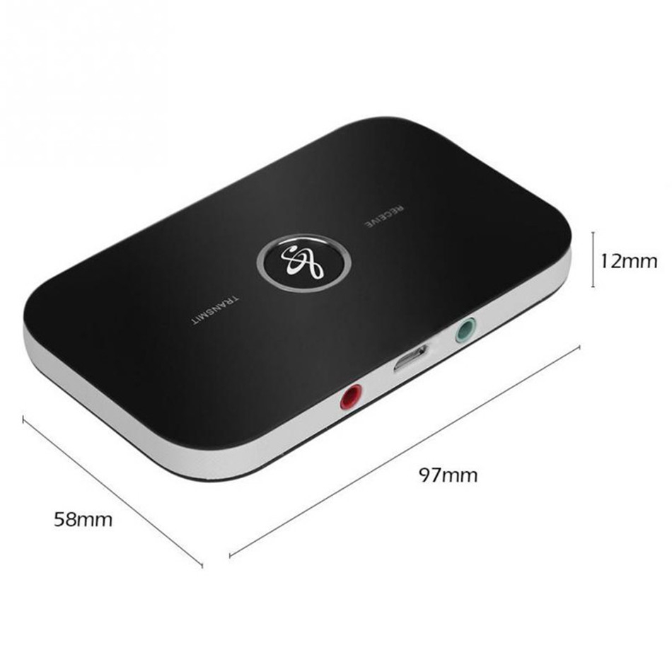 Wireless 2in1 HiFi Audio Bluetooth Transmitter Receiver 3.5 mm - B6