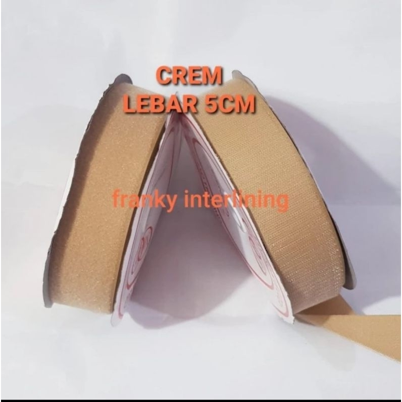 

PEREKAT VELCRO NILON TAPE LEBAR 5CM HARGA PER SET ROLL