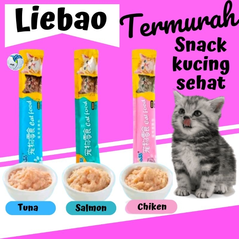 Creamy Treats Snack Kucing 15g Cat Food Makanan Cemilan Kitten Bergizi Shaestore15
