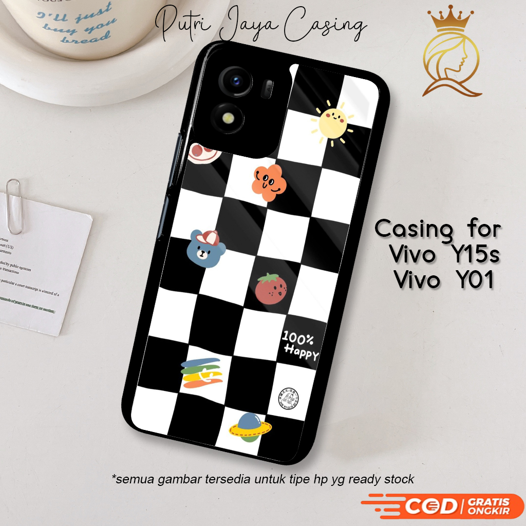 Case Hp Vivo Y15s Y01 Casing Vivo Y15s Y01 Motif KOTAKCUTE Casing Terbaru Case Karakter Lucu Casing 