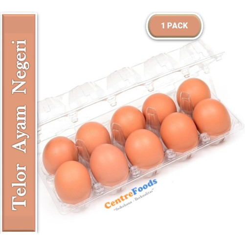 

Telor Ayam Negeri - Telur Mentah Fresh | 10 PCS [ Harga Per PACK ]