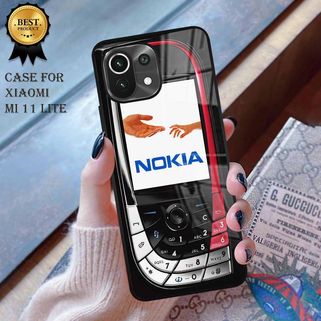 Case Kilau [MC16] Xiaomi Mi 11 Lite | Casing Hp xiaomi Mi 11 Lite Pic HD | Motif Nokia Jadul | Maro_