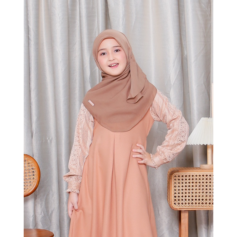 LADY DRESS ANAK family set hawacorner Dress Brukat Anak Kondangan