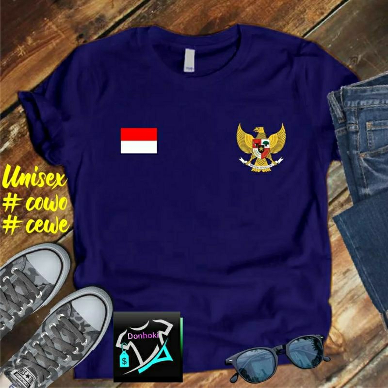 Kaos DTF Logo Garuda Bdr  HUT RI 78 17 AGUSTUS 1945 2022 KEMERDEKAAN INDONESIA Kaos Pria Kaos Murah Kaos wanita