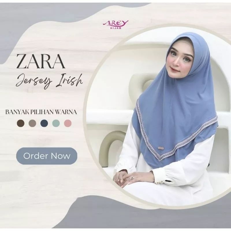 (Original Arey) ZARA •jilbab instan jersey irish•hijab instan pet list