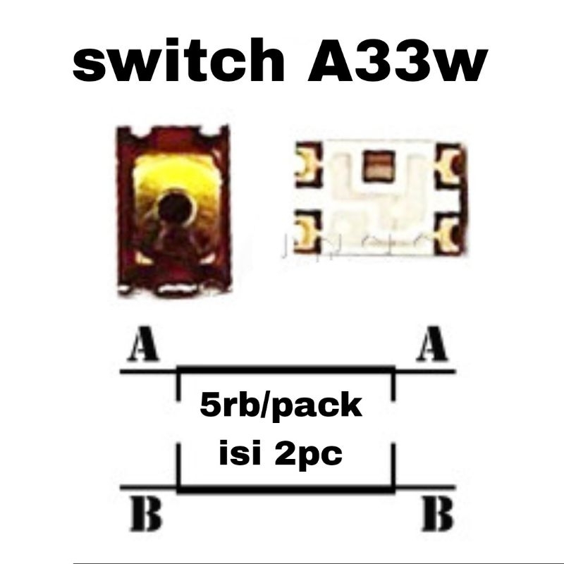 TOMBOL ON OFF VOLUM VOLUME SWITCH OPPO A33 A33W KAKI 4