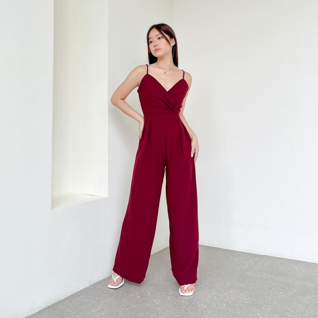 ILEANA SUMMER JUMPSUIT - JUMPSUIT WANITA FOR TRAVELING - STYLE CASUAL - HADIAH / KADO ULTAH CEWEK