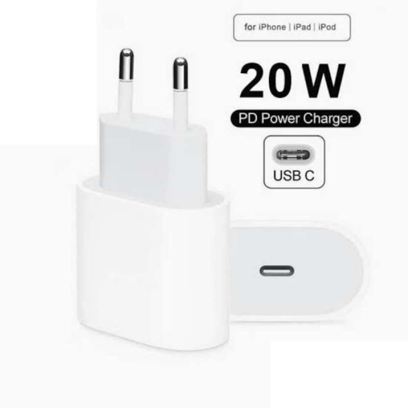 Adaptor Charger Iphone 20W USB C Original- GARANSI IBOX