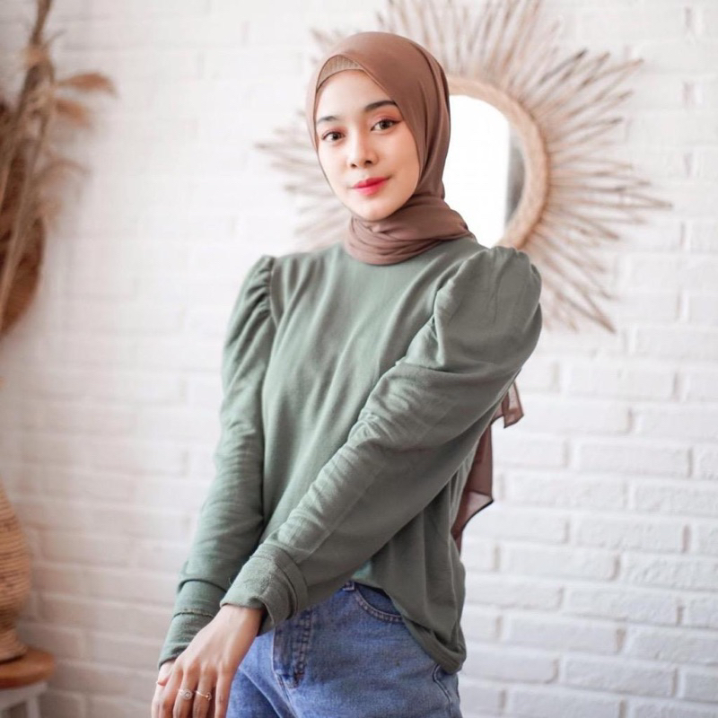 MGC BLOUSE ATASAN PUFFY SHOULDER TOP